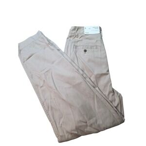 A.N.A Highest Rise Tapered Khaki Pants Easy Hip Thigh Women's Size 4 Long